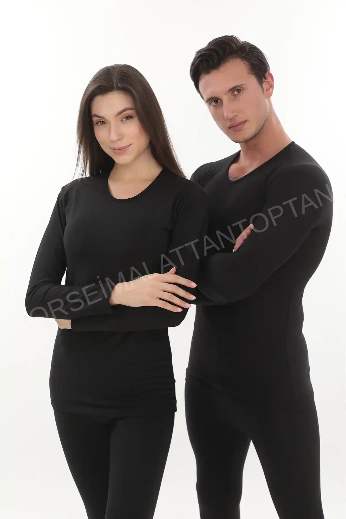 Termal İçlik Takım Toptan | Şardonlu Unisex Alt Üst Set | S-5XL