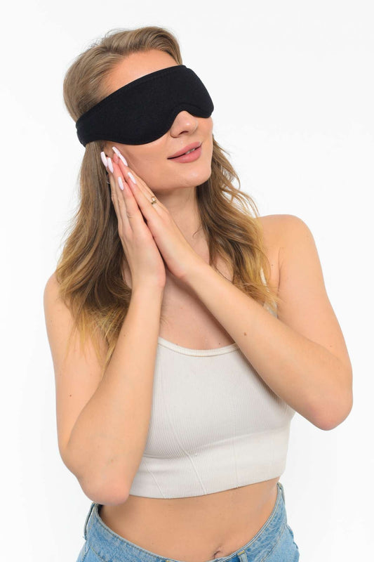 NightWrap™ Ayarlanabilir Göz Bandı – Rahat Kapanan Tasarım, Işıktan Bağımsız Uyku Konforu