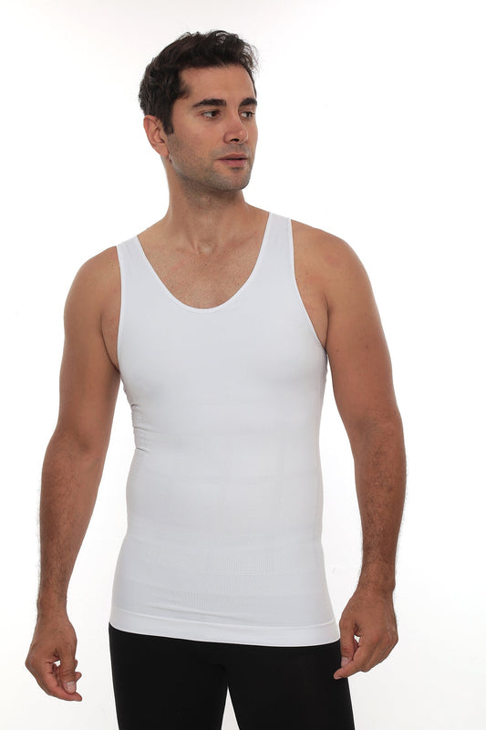 FitLayer™ Erkek Dikişsiz Atlet – Konforlu Kesim, Giysi Altında Fark Edilmez Destek