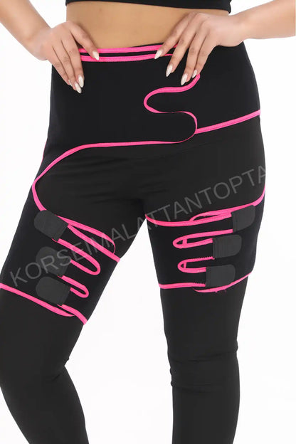 Termal Bel Uyluk Kalça Sarma Korse Toptan | 3'ü 1 Arada Neopren Sauna | Unisex