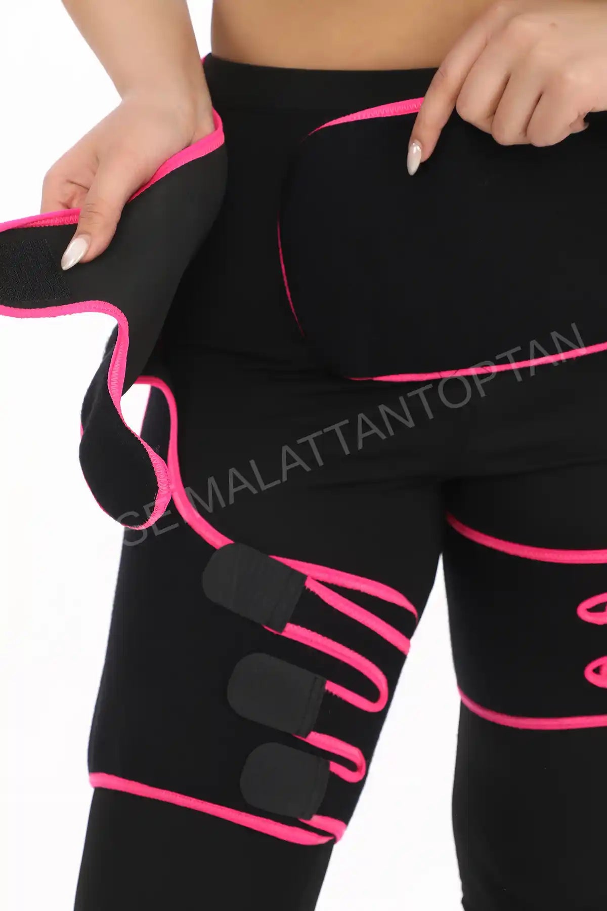 Termal Bel Uyluk Kalça Sarma Korse Toptan | 3'ü 1 Arada Neopren Sauna | Unisex