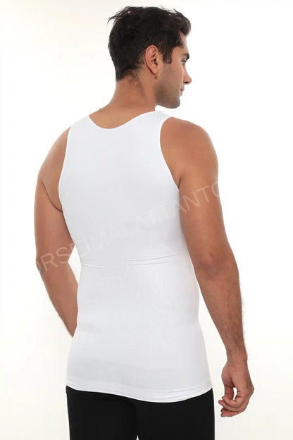Erkek Korse Atlet Toptan | Göbek & Göğüs Toparlayıcı Dikişsiz | S-2XL