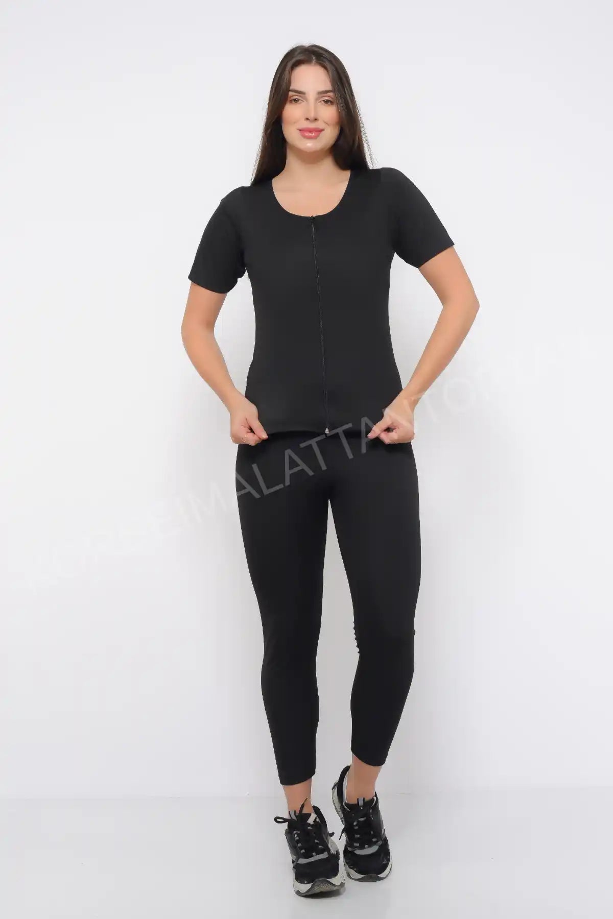 Termal Spor Takım Toptan | Fermuarlı Üst + Tayt | Unisex | XS-5XL