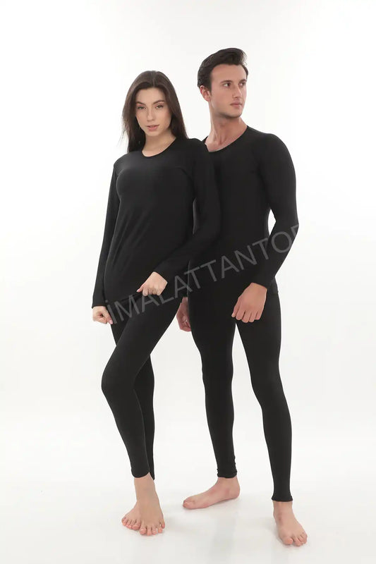 Termal İçlik Takım Toptan | Şardonlu Unisex Alt Üst Set | S-5XL