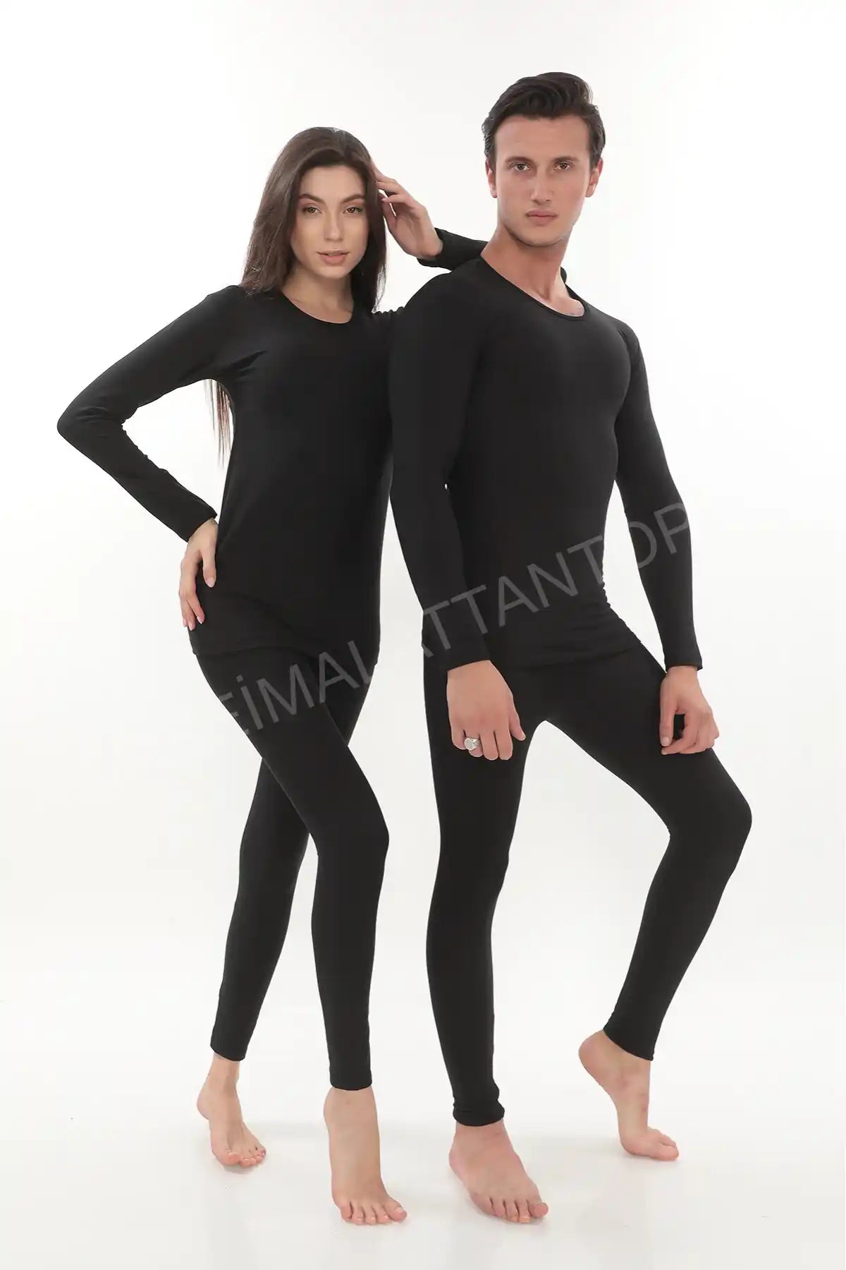 Termal İçlik Takım Toptan | Şardonlu Unisex Alt Üst Set | S-5XL