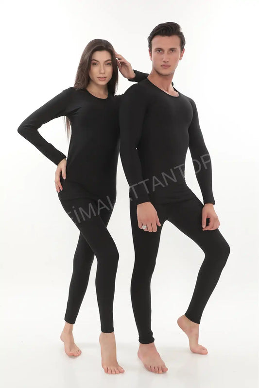 Termal İçlik Takım Toptan | Şardonlu Unisex Alt Üst Set | S-5XL