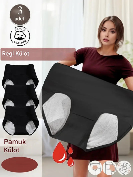 NoLeak™ Akıllı Regl İç Giyim – Tüm Gün Kuru ve Güvende Kal, Uyurken Bile!