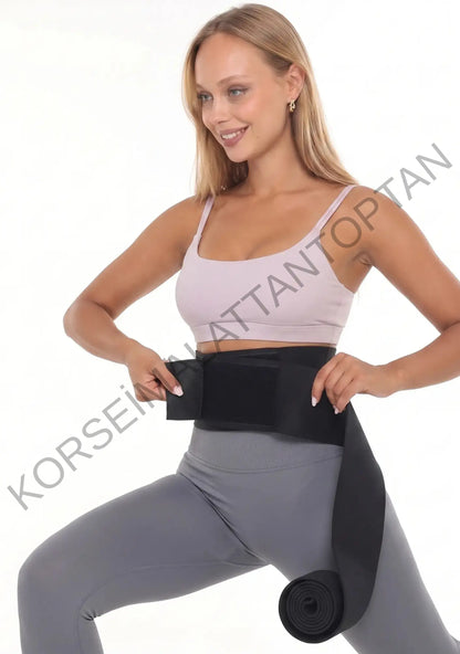 Kum Saati Bel Bandı Toptan | Uzun Sarma Korse Unisex | 2m 3m 4m 5m