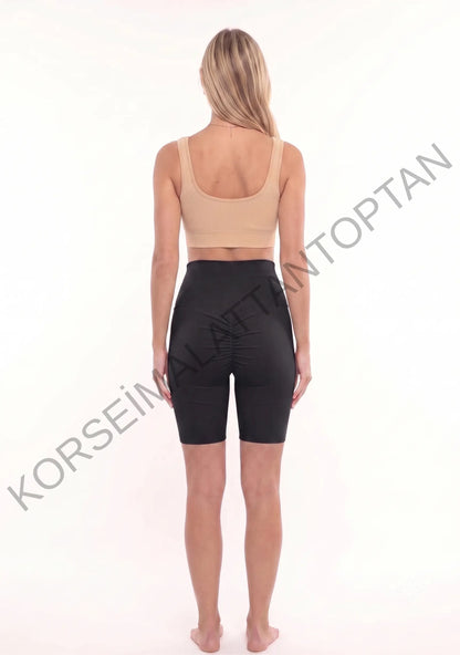 Push up şort korse siyah arkadan - kalça kaldırıcı üreticiden direkt toptan