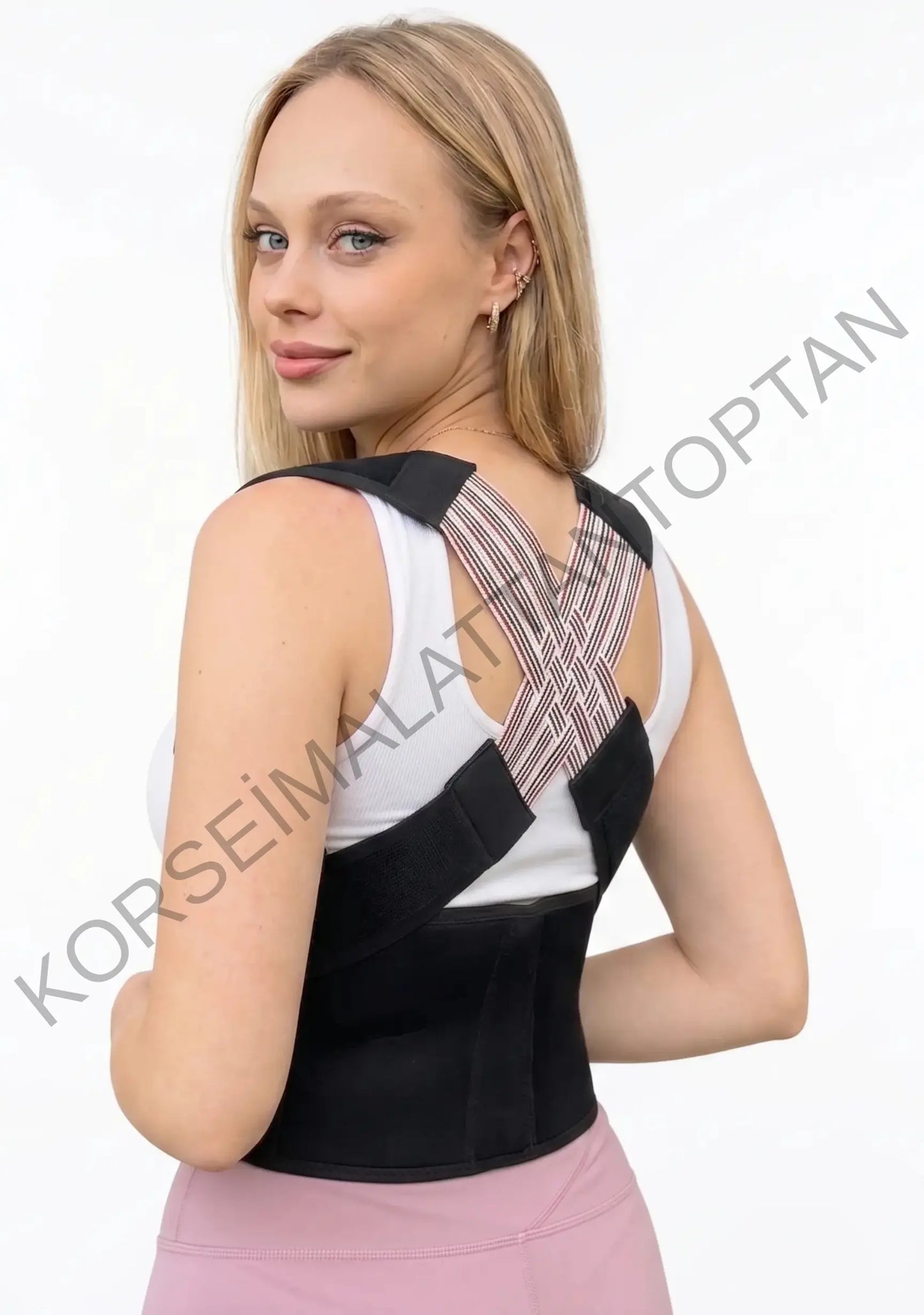 X-Kemer Sırt Askısı Toptan | Dik Duruş Düzeltici Giyilebilir | Unisex Tek Beden