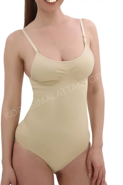 Kadın Çıtçıtlı Zıbın Korse Toptan | Vücut Şekillendirici Body | S-2XL