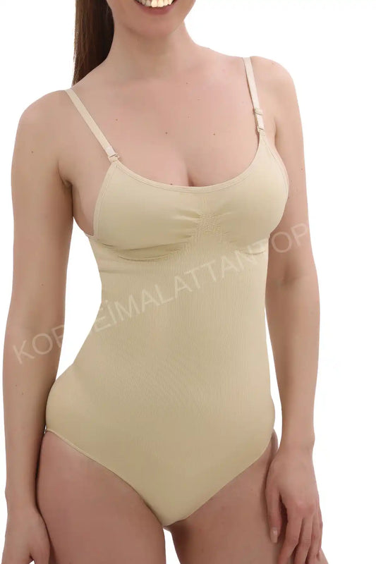 Kadın Çıtçıtlı Zıbın Korse Toptan | Vücut Şekillendirici Body | S-2XL